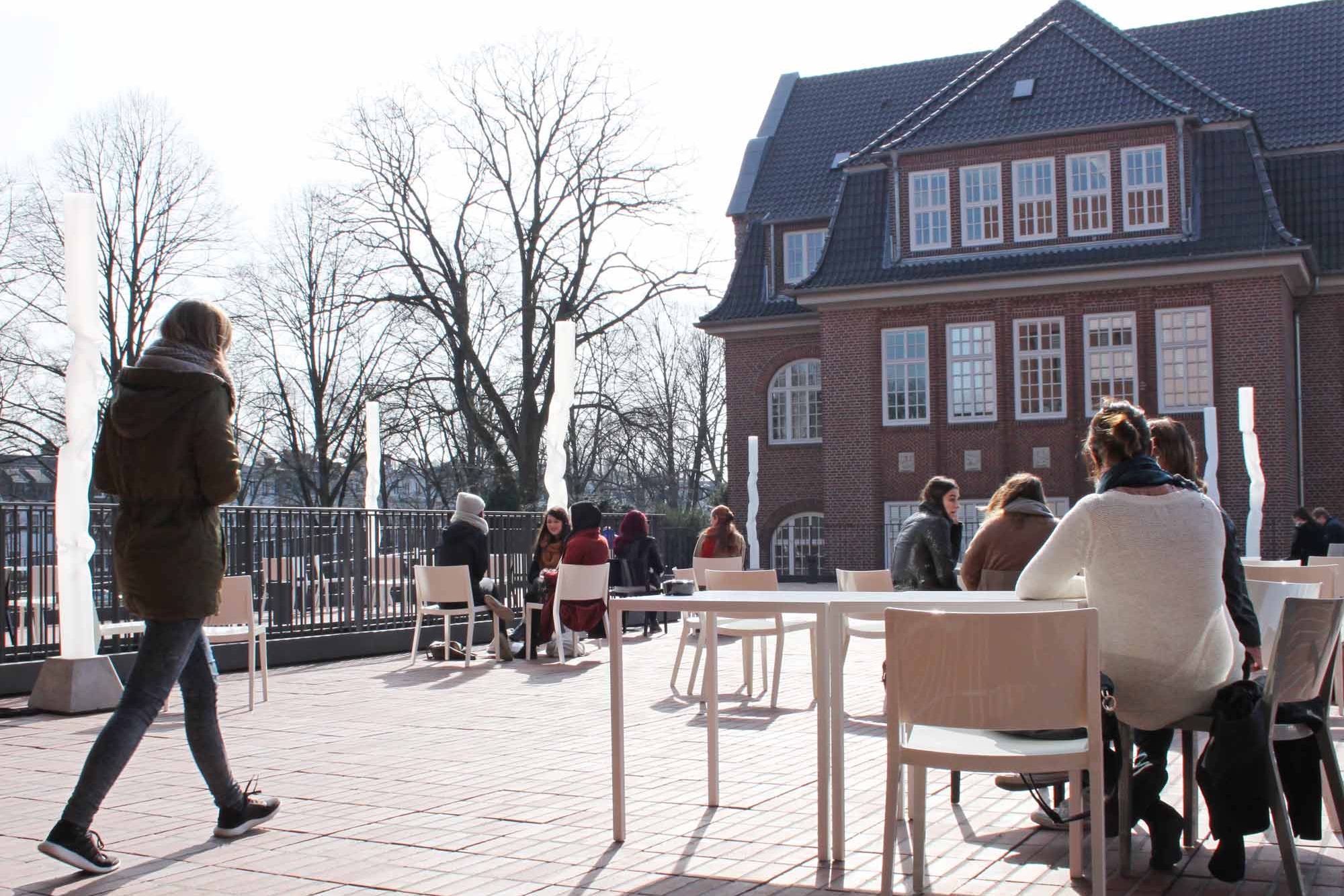 Außenplätze Café Finkenau