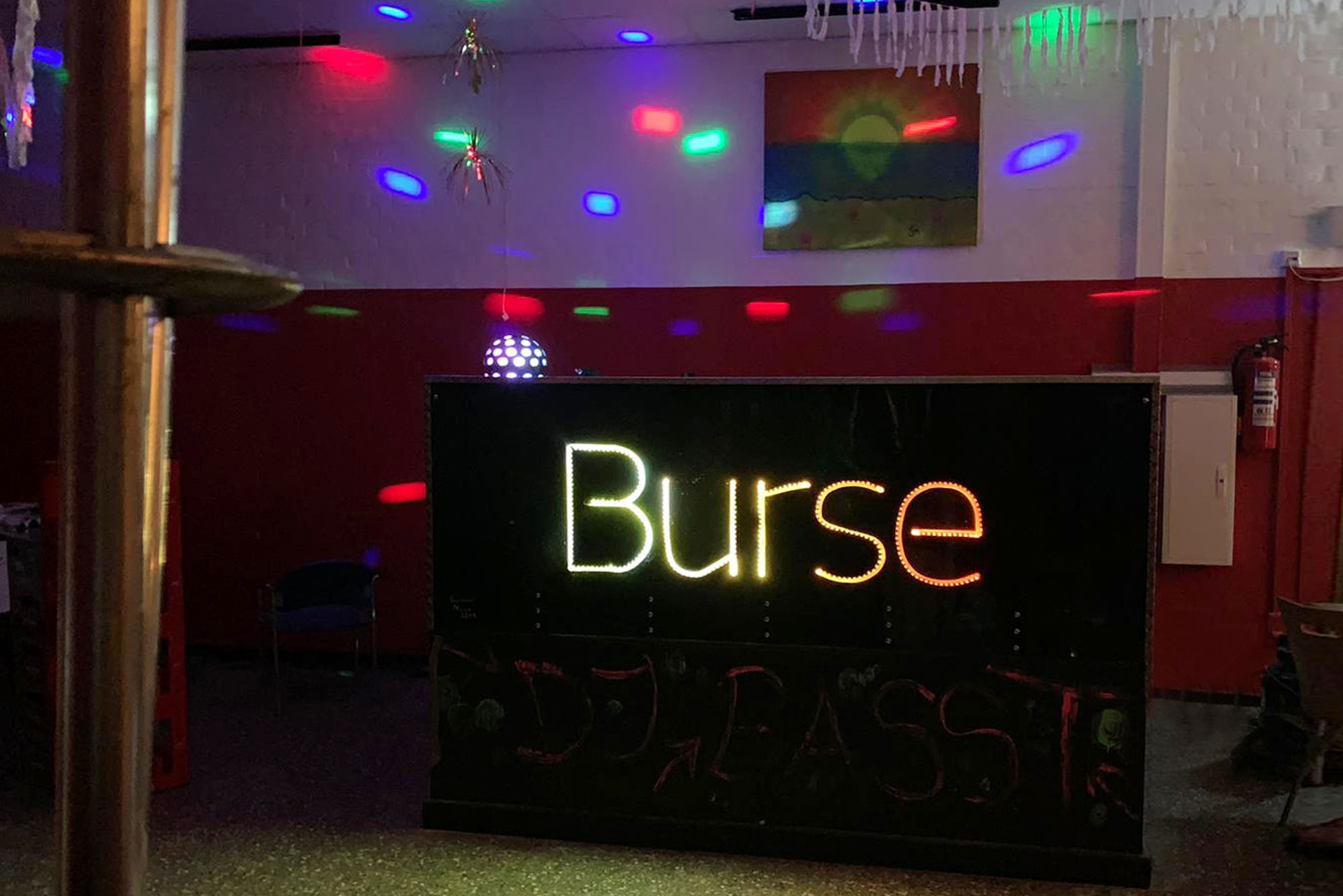 Bar in der Wohnanlage Die Burse