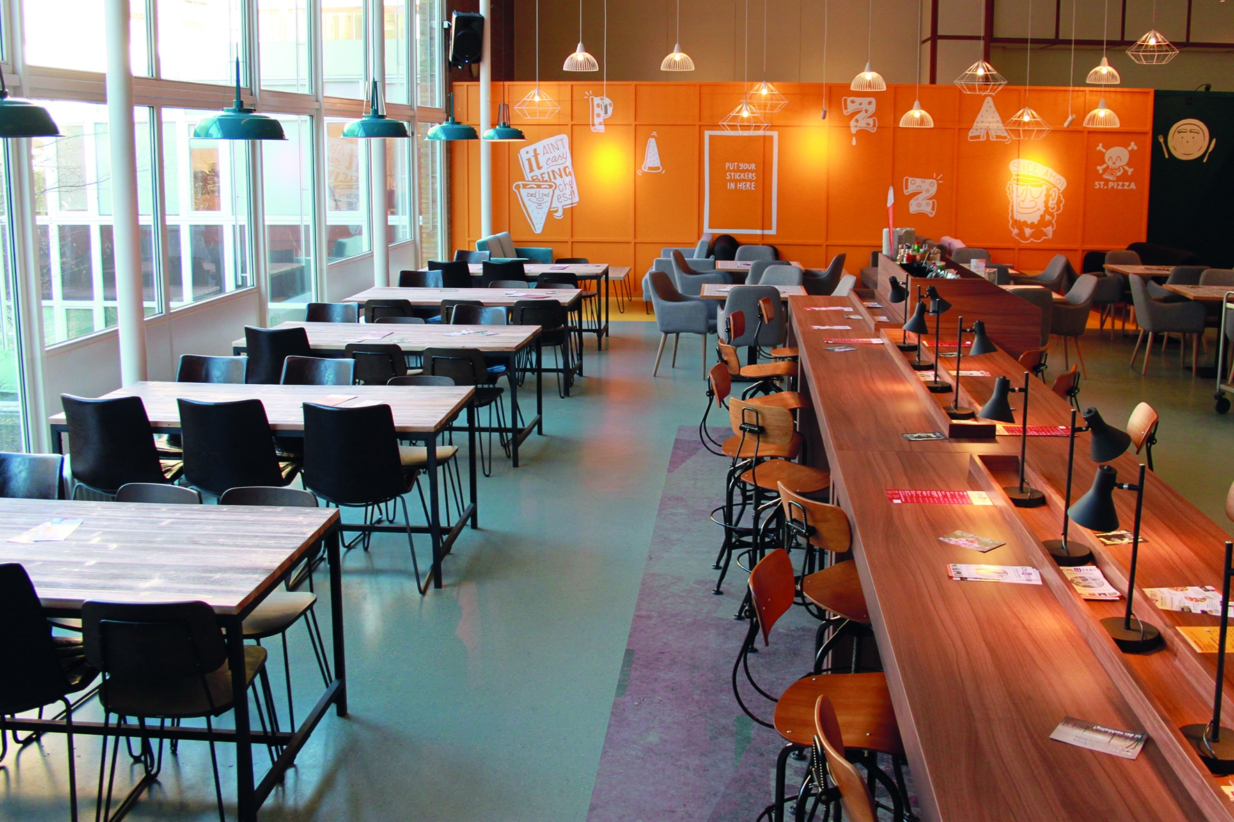 Blick in den Gastraum des Schlüters