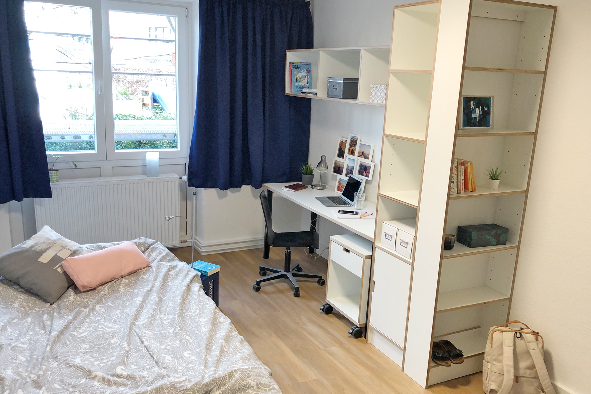 Beispielzimmer in der Wohnanlage Europa- und Georgi-Haus