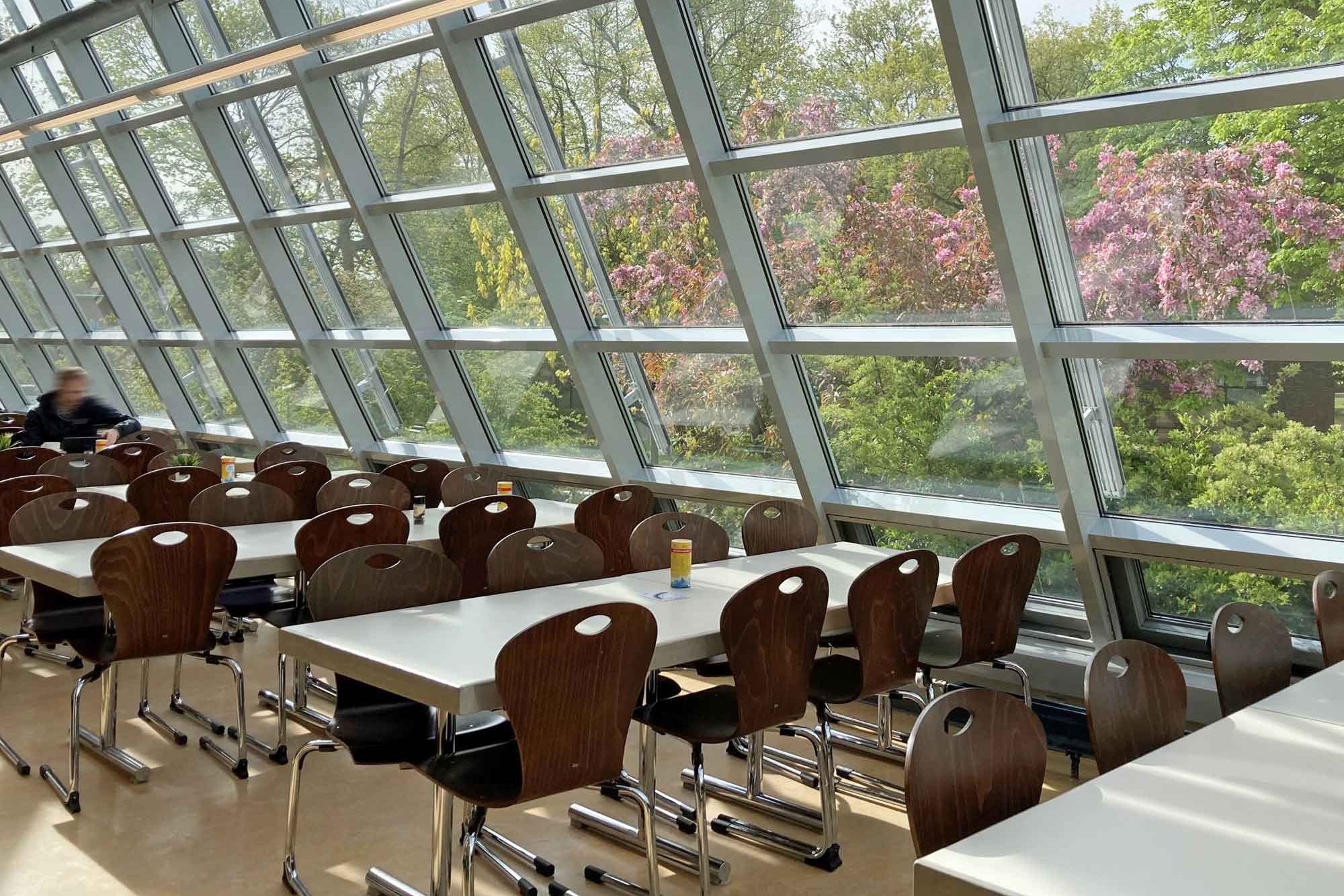 Gastraum der Mensa Harburg