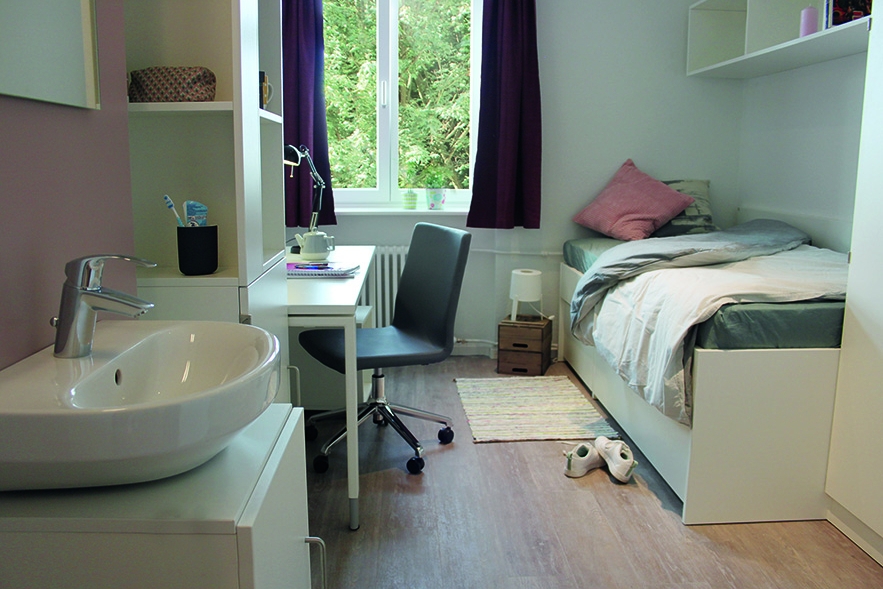 Beispielzimmer in der Wohnanlage Armgartstraße