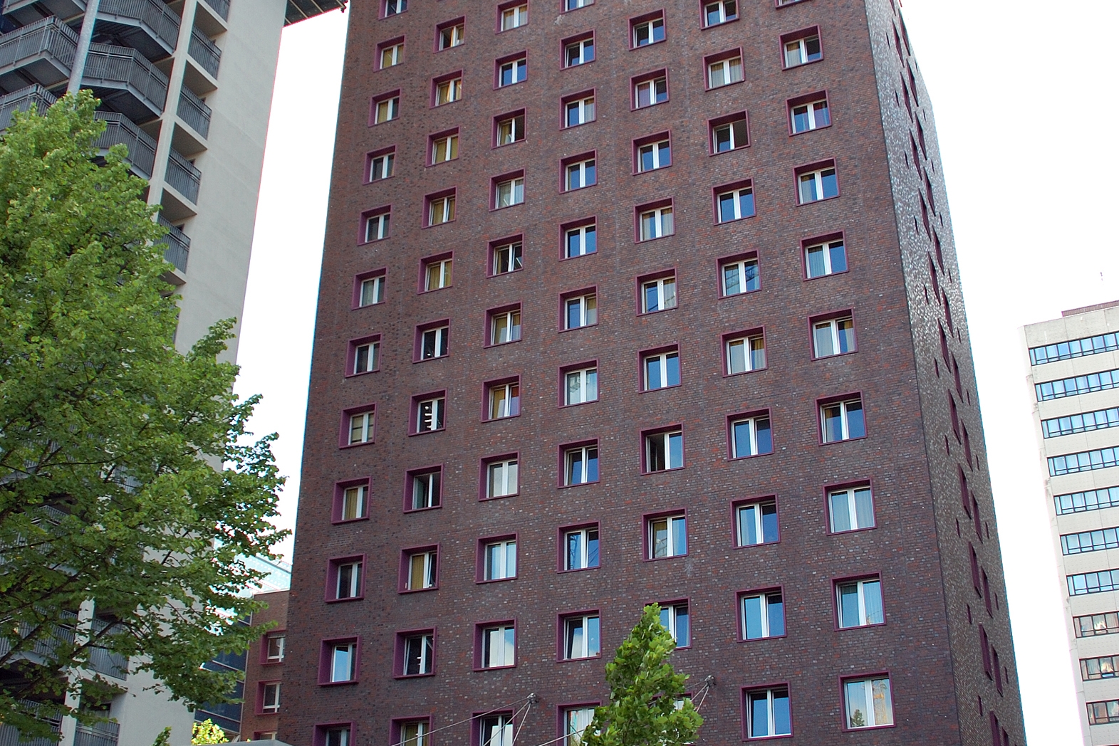 Wohnanlage Berliner Tor von außen Wohnanlage Berliner Tor von außen