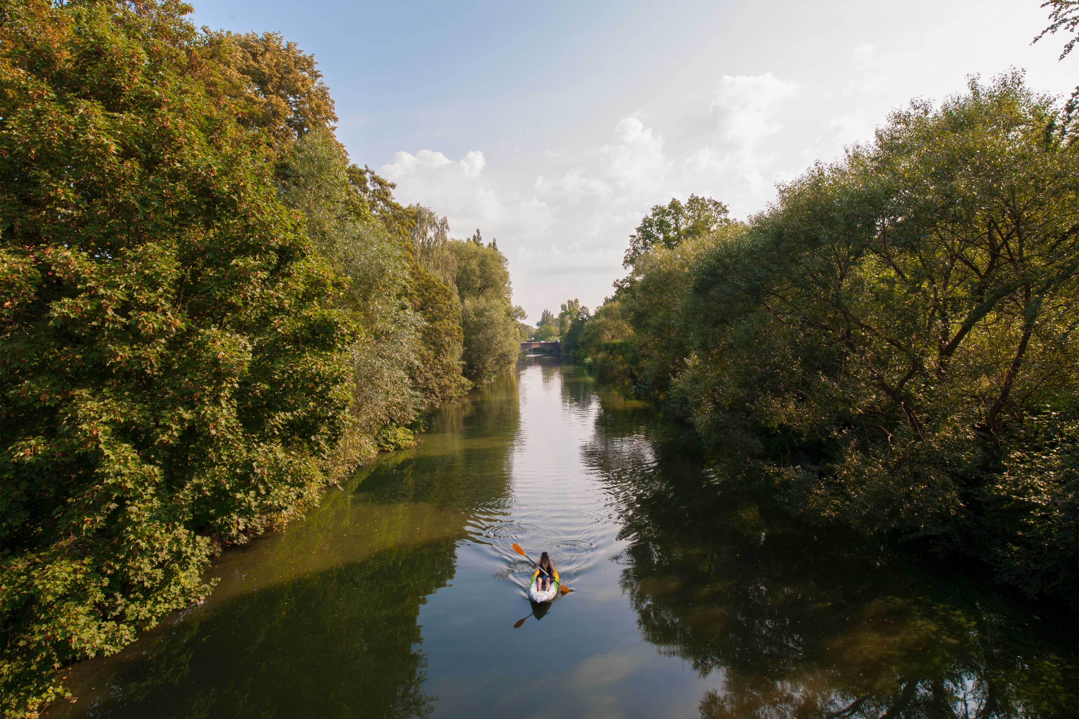 Kanal an der Wohnanlage Margaretha-Rothe-Haus
