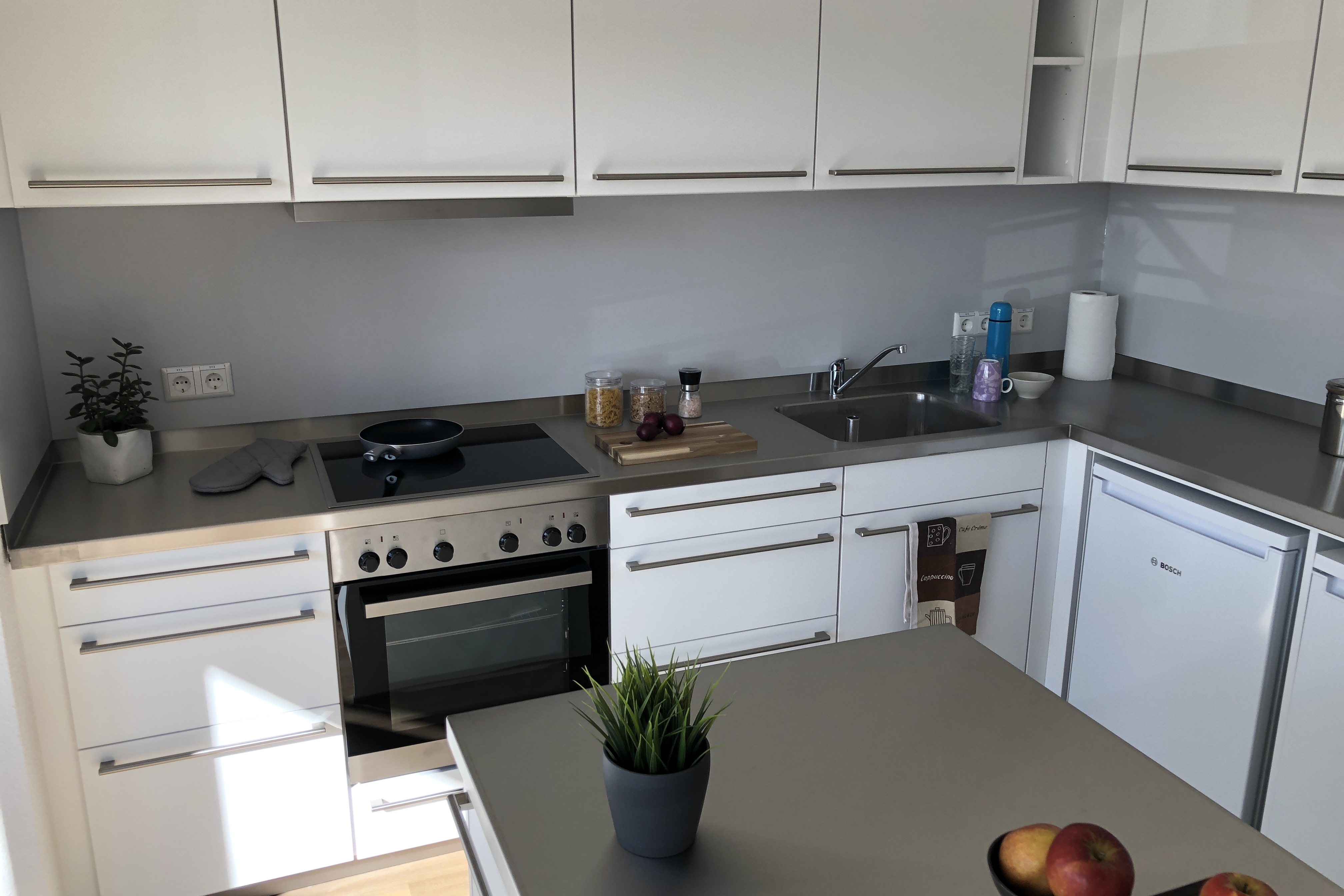 Küche in der Wohnanlage Europa- und Georgi-Haus