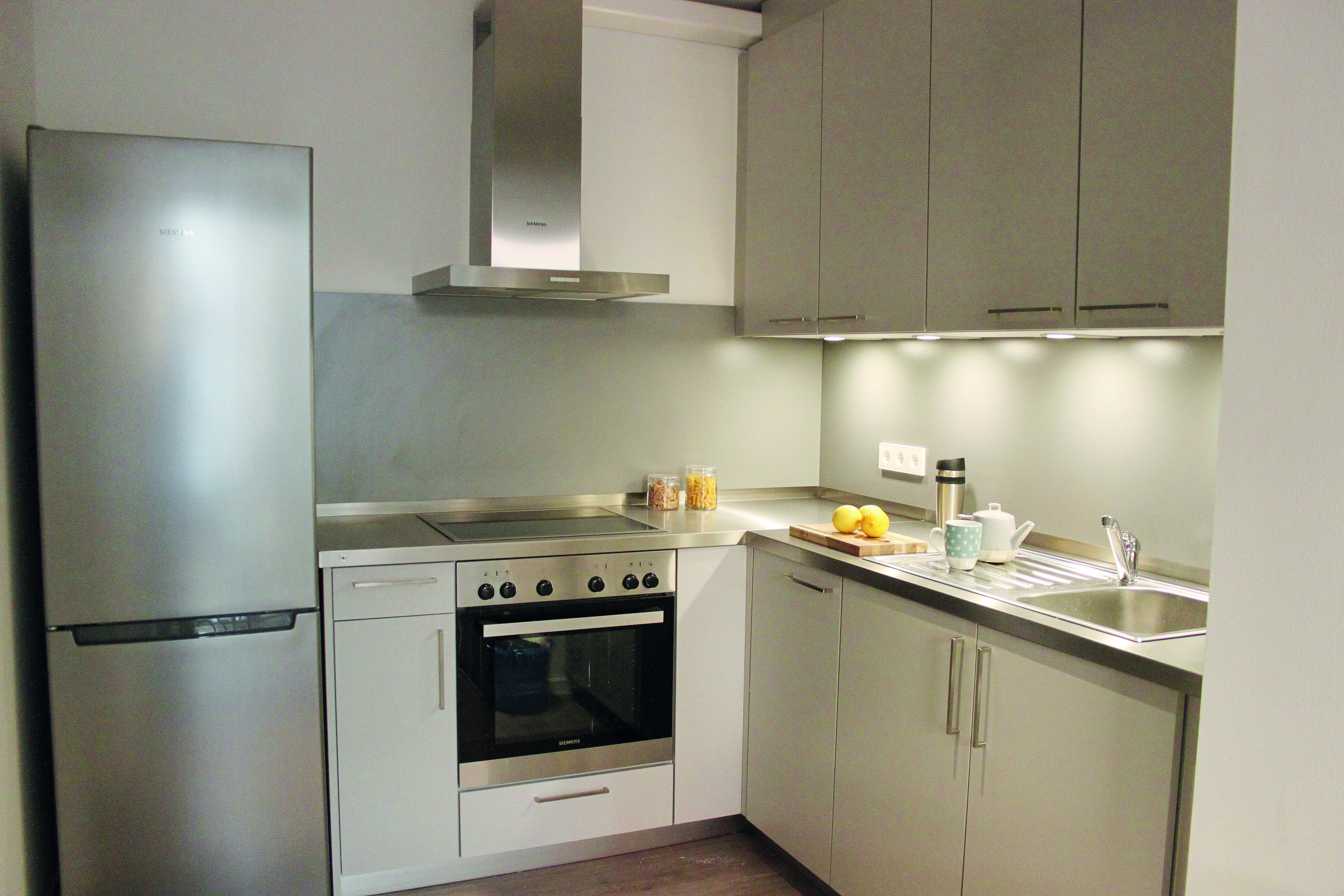 Küche in der Wohnanlage Schüttstraße Harburg