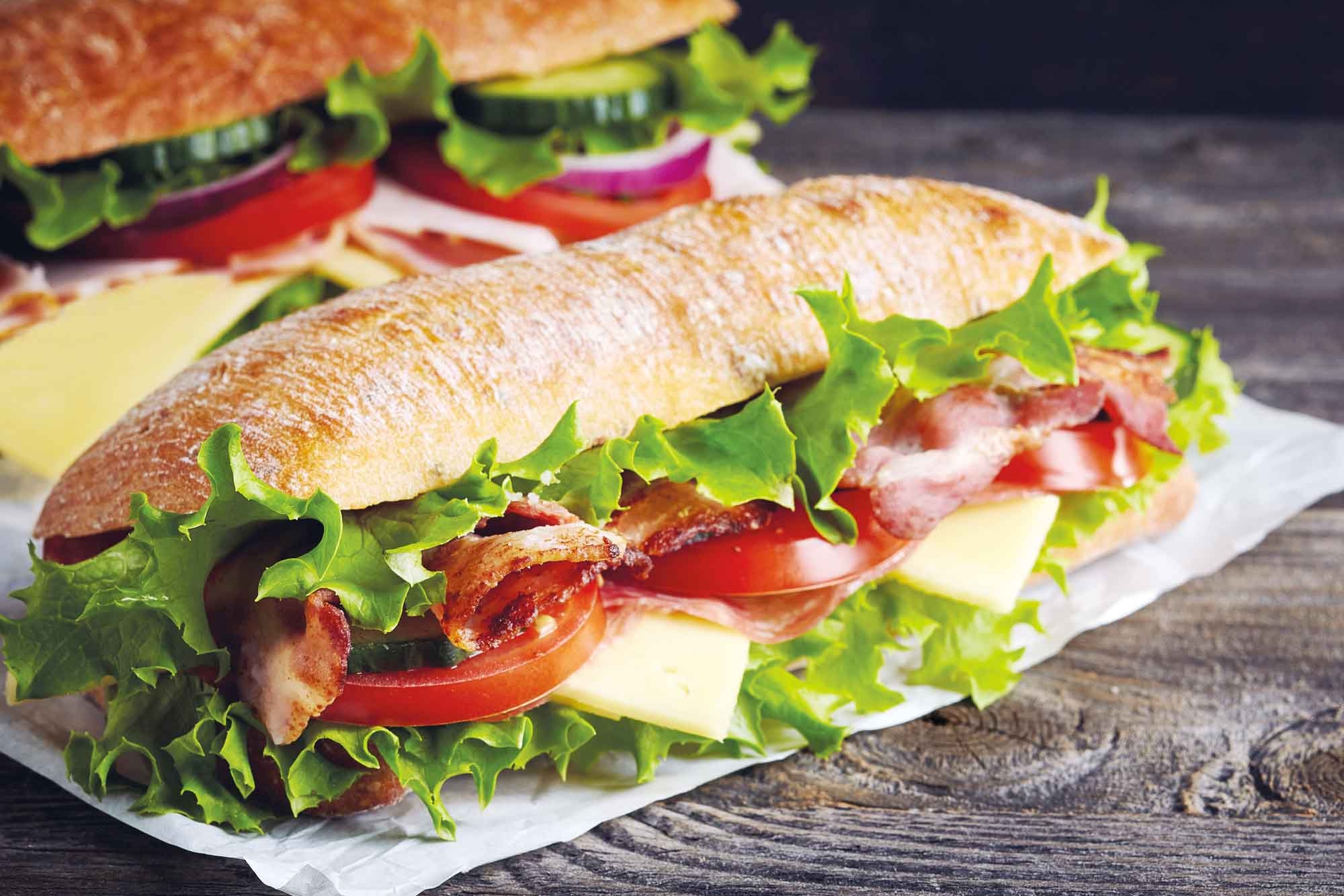 Frische Sandwiches im Café Alexanderstraße
