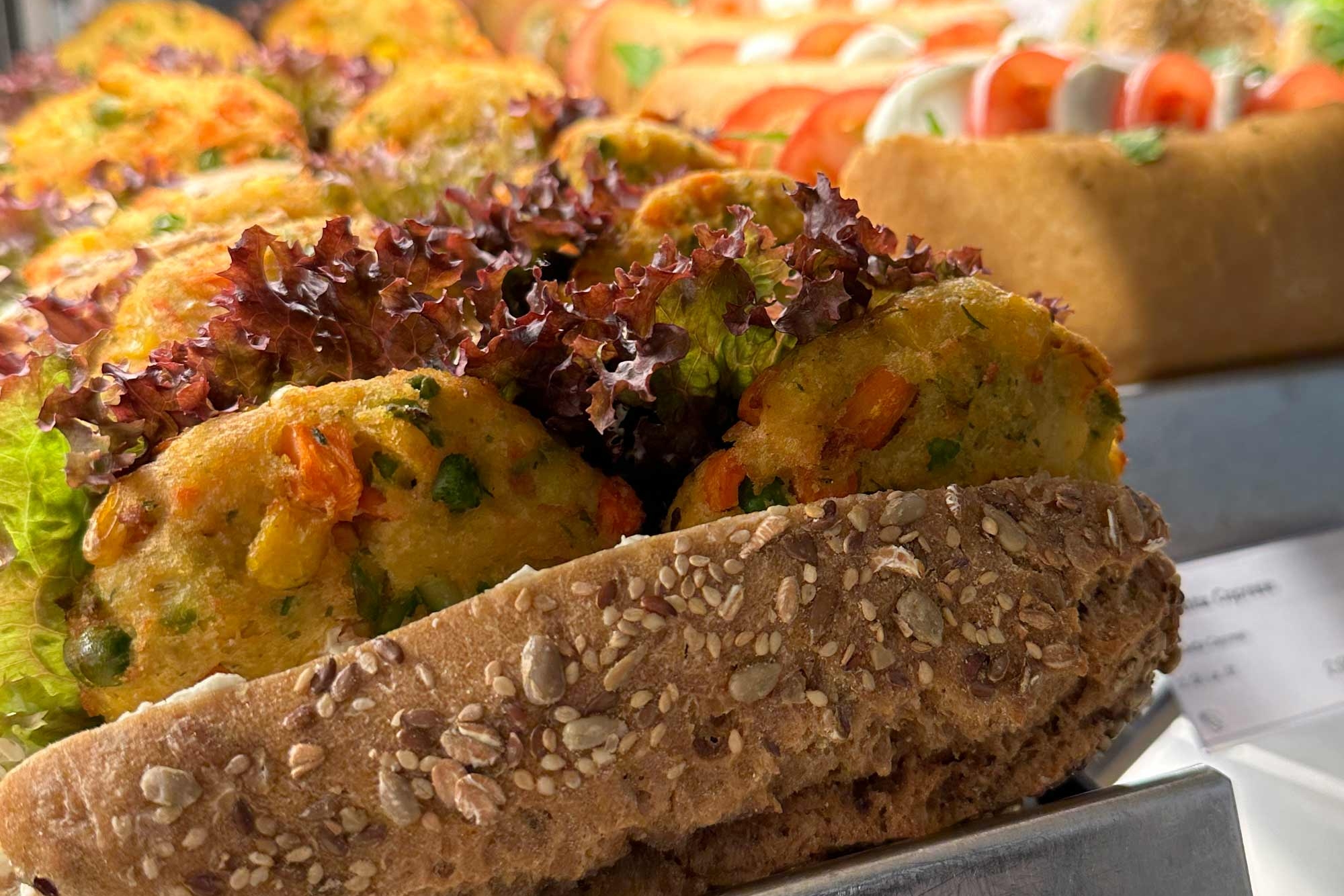 Sandwiches im Café Blattwerk