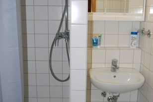 Badezimmer in der Wohnanlage Triftstraße