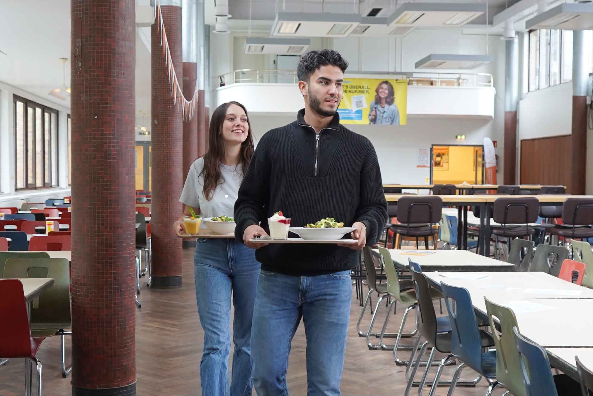 Gastraum der Mensa Studierendenhaus