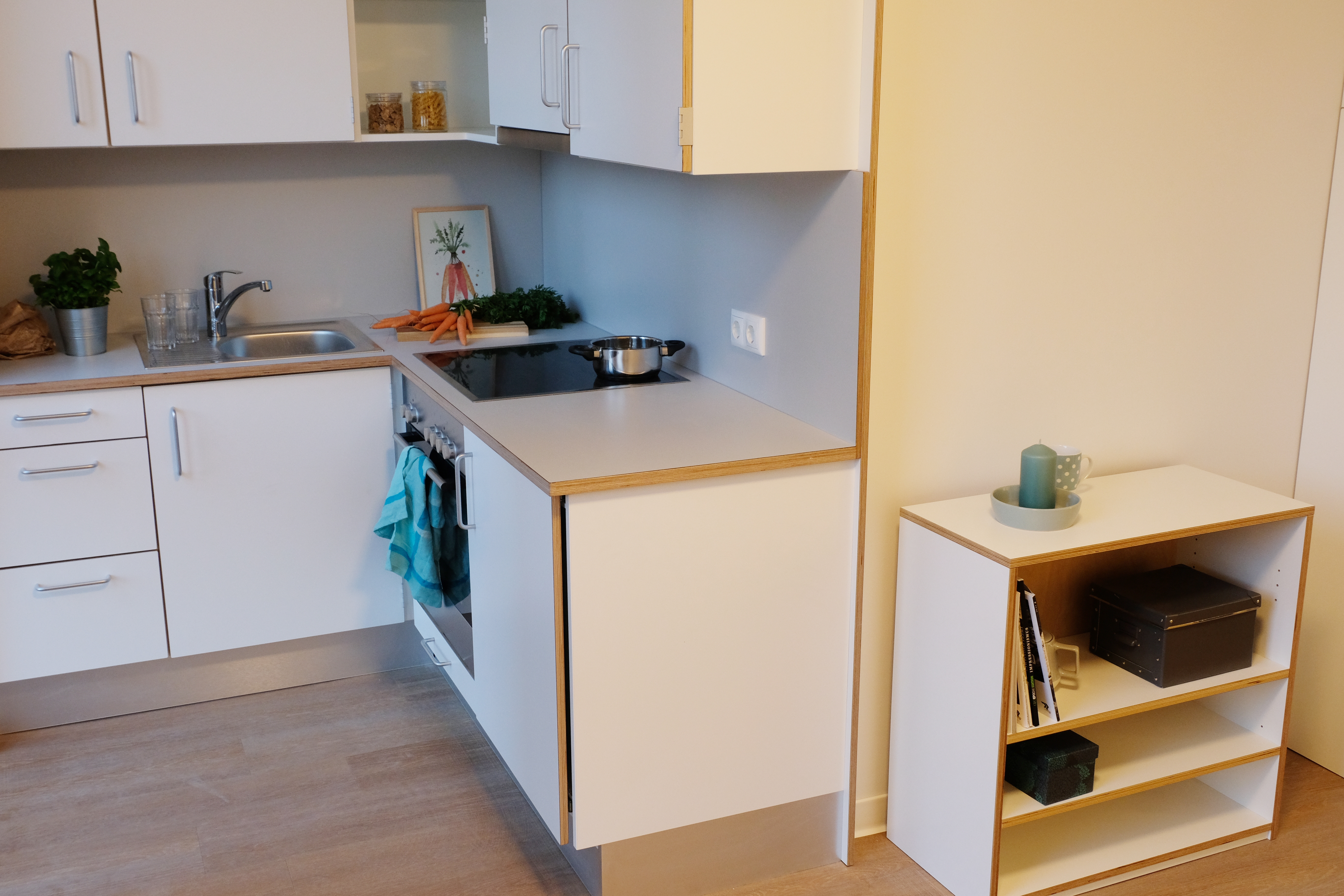 Küche in der Wohnanlage Rudolf-Laun-Haus