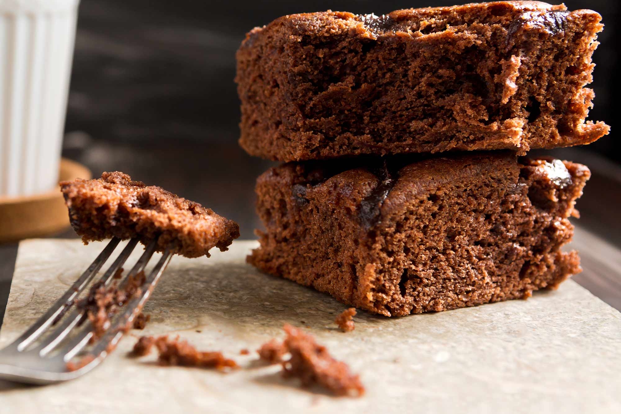 Brownies im Café Blueberry