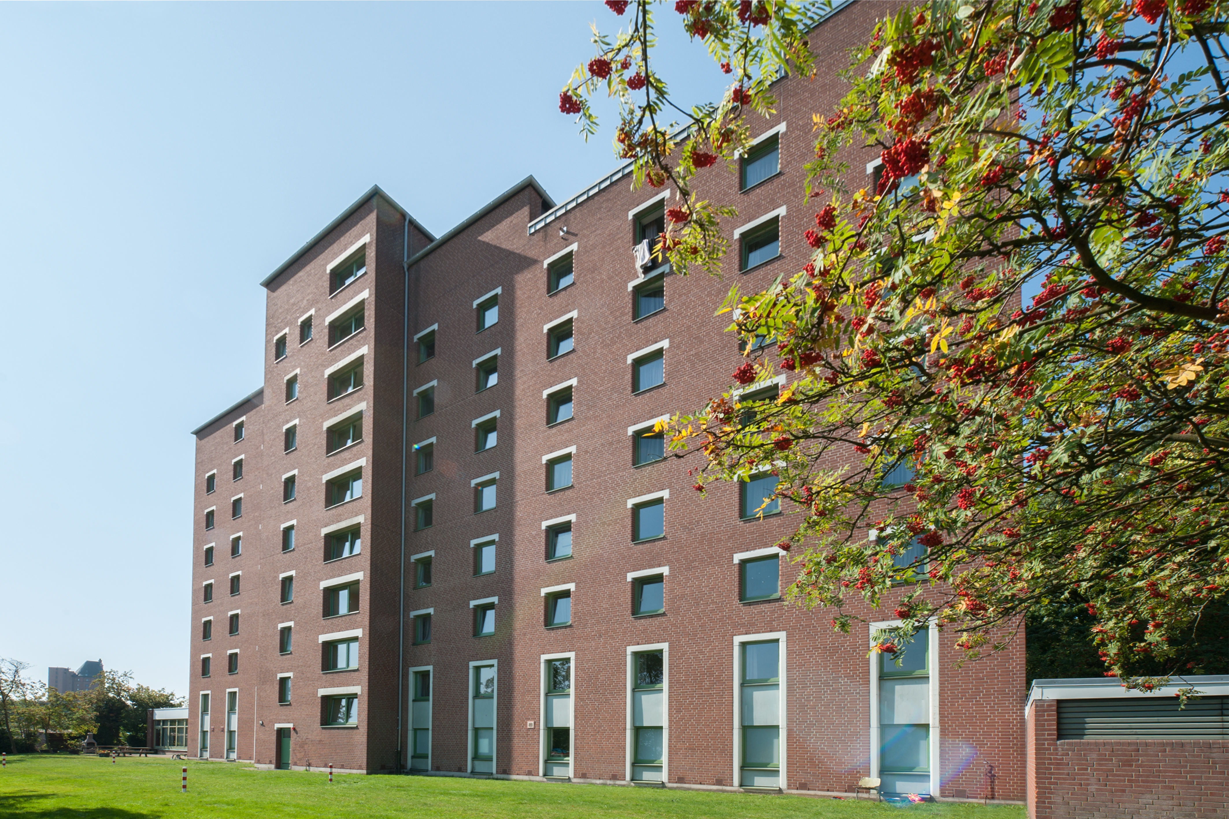 Außenansicht der Wohnanlage Die Burse