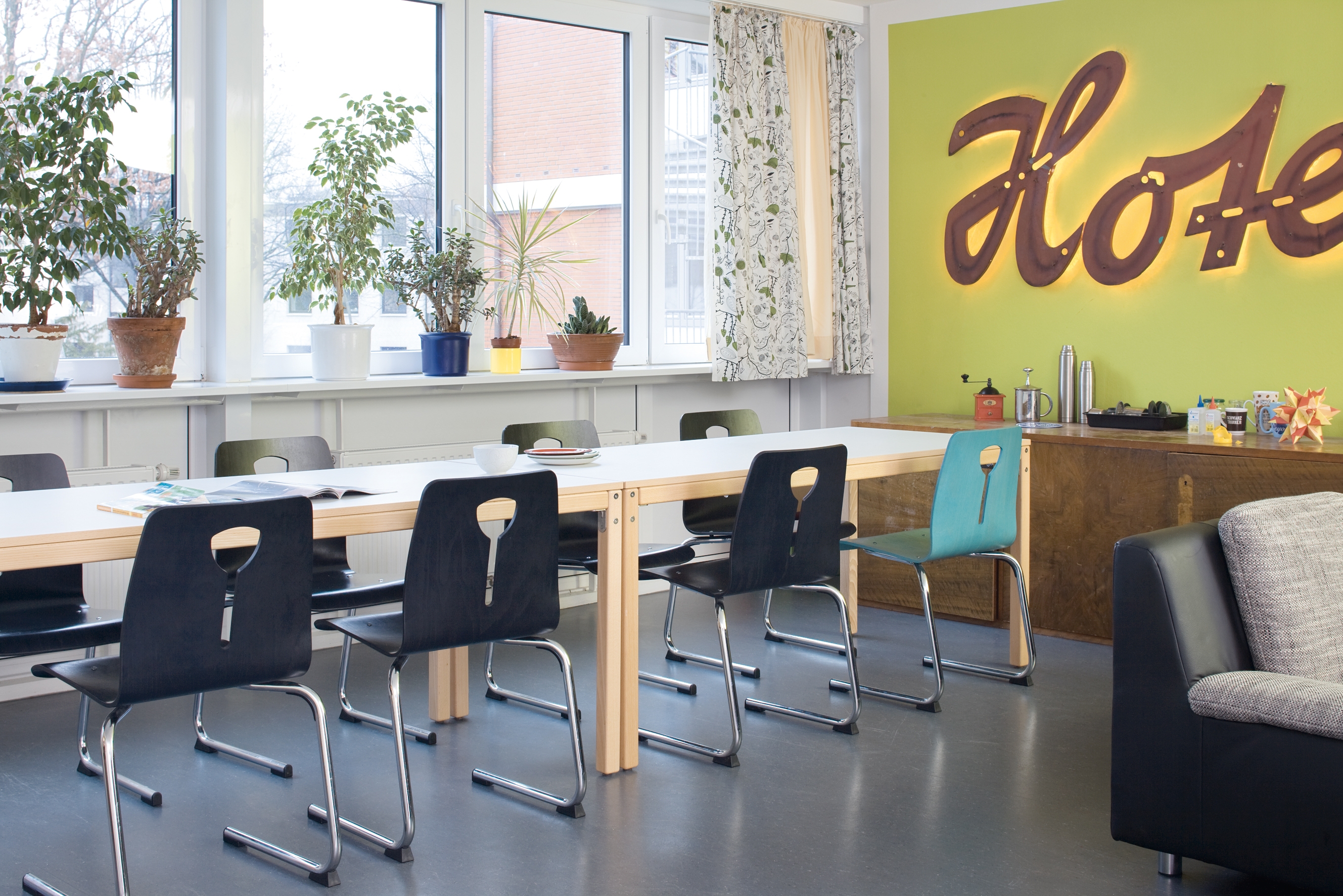 Gemeinschaftsraum in der Wohnanlage Hagenbeckstraße