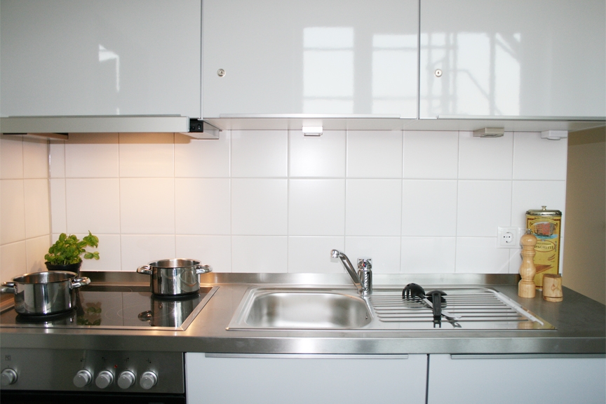 Küchenzeile in der Wohnanlage Gustav-Radbruch-Haus