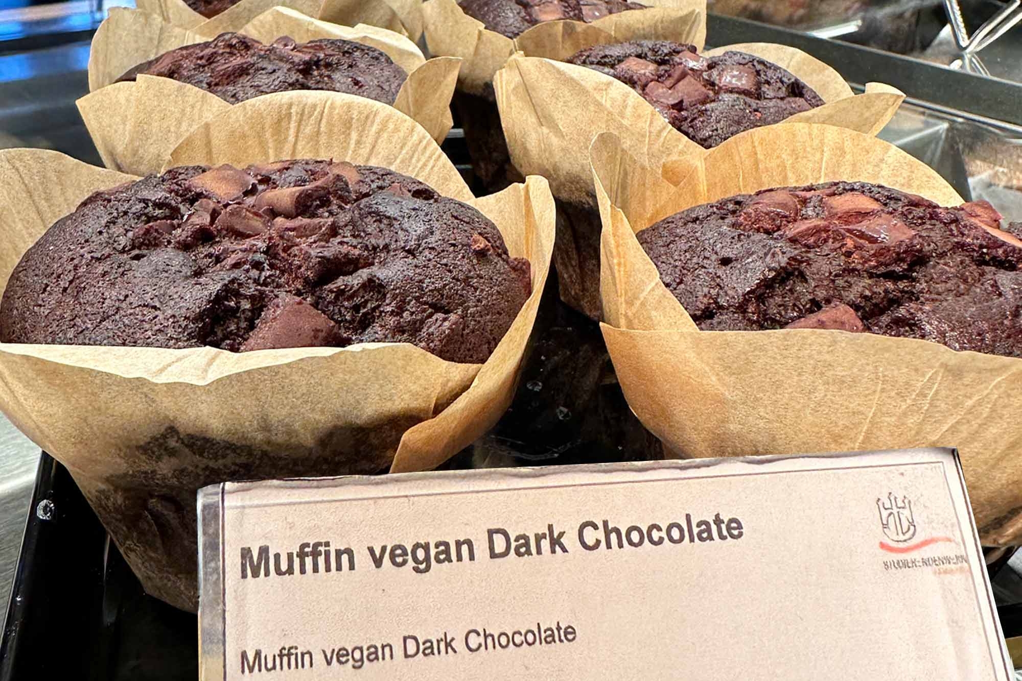 Schoko-Muffins im Café Blattwerk
